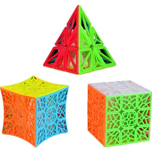 QiYi DNA Plane Concave 3x3x3 Magic Cube Cubo Magico Dress Relief Toy Educational Toys for Children 6 Y Christmas Gifts