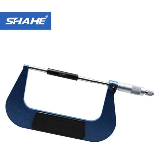 0.01mm 125-150mm Good Quality High Accuracy Analog Yellow Outside Micrometer outside Micrometer measuring tools