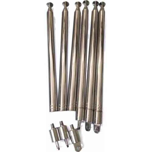 1PC FM radio antenna telescopic antenna 1.2m stainless steel audio aerial super signal