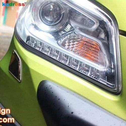 For Suzuki Sx4 S-Cross 2014-2018 ABS Chrome Car Front Headlight Water Spray Cover Head Light Wiper Sticker Styling Accessories