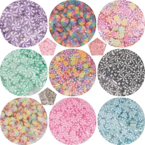 30g Soft Polymer Clay Slices Christmas Candy Sprinkles For Slimes filler Charms Fluffy Mud Filling DIY Craft Handcraft Accessory
