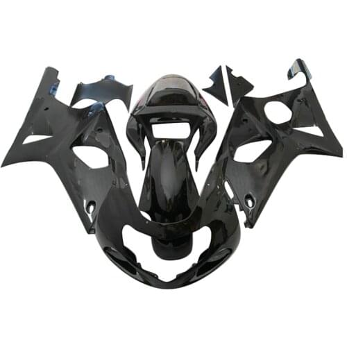 ABS plastic for suzuki fairings gsxr1000 00 01 02 black aftermarket motorcycle fairing kit GSXR 1000 2000 2001 2002 VB36