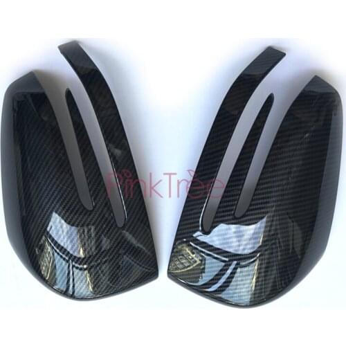 Accessories For Mercedes A Class W176 A 45 AMG 2013 2014 2015-2018 Carbon Fiber Color Side Wing Door Mirror Cover Car Styling