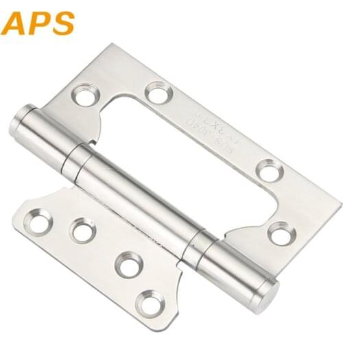 Stainless steel mother-in-law mute bearing 4 inch 5 inch door wooden door free slotted hinge hinge folding hinge