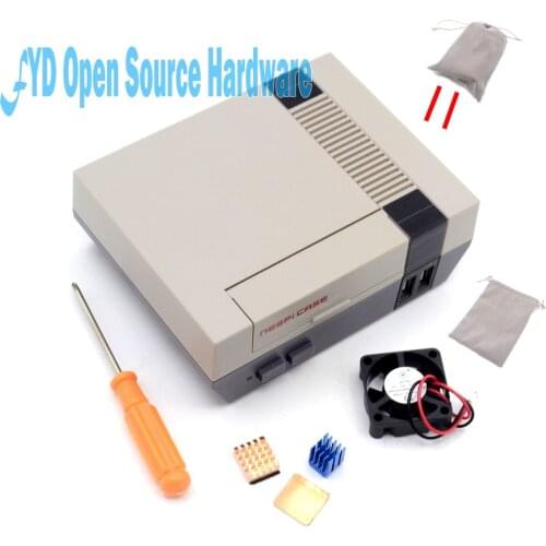 1set New Version NESPI Case+ Plus Retroflag Kit Functional POWER button with Safe Shutdown for Raspberry Pi 3 B+ /3/2B