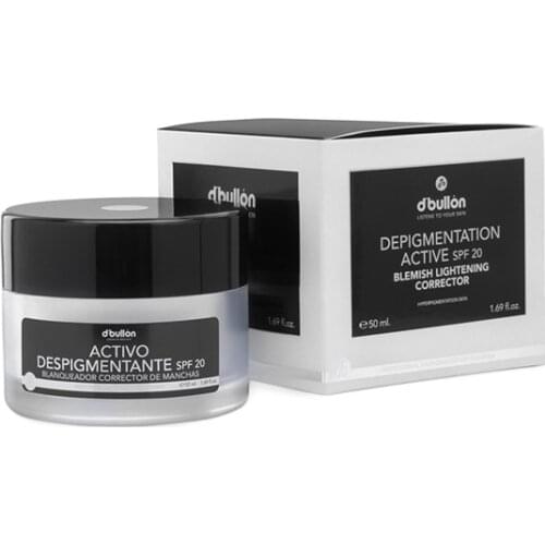 D Bullon anti-stain facial cream with active whitening and concealer, with protection SPF 20 - 50 ml (10622)
