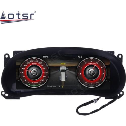 For Jeep Wrangler 3 JK 2010 - 2017 12.3 inch Car LCD Cluster Instrument Dashboard Modification Android Car GPS navigation player