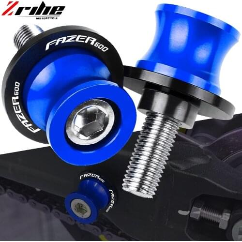 For Yamaha FAZER600 FAZER 600 1998 199 2000 2001 2002 2003 Motorcycle accessories Aluminum Swingarm Spools slider stand screws
