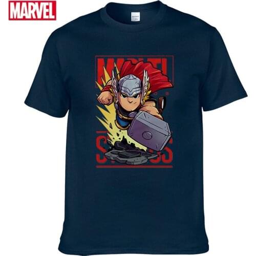 Marvel The Avengers Thor T-shirt Comfortable Breathable 100% cotton Fashion clothes for teens Summer t-shirts for men #148