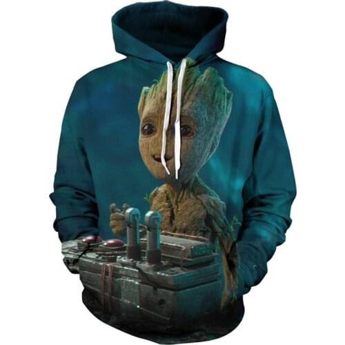 2021 new Guardians of the Galaxy Guards hoodies 3D Printed Hip Hop loose Long sleeve brand design mens Pullover Fashion Hoodie