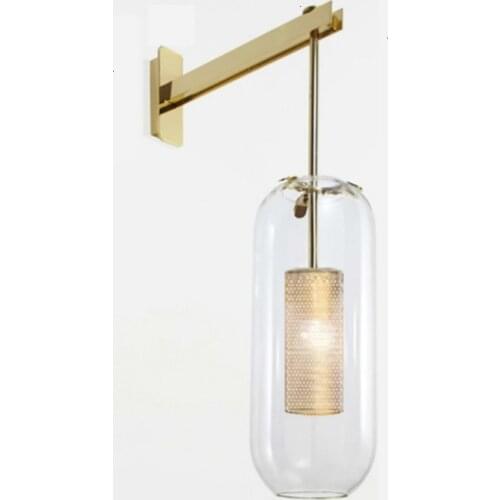 Italy Design Modern Wall Lamp Gold Wall Scones Mirror Lamp Wall Lamp Indoor Modern Lustre Led Deco Maison wandlamp