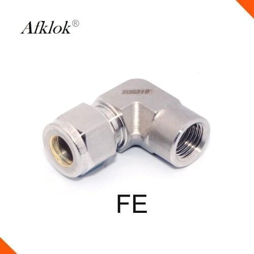 Elbow Fitting 1/2" 5/8" 3/4" 1" 3/8" Female Tube Fittings Connector
