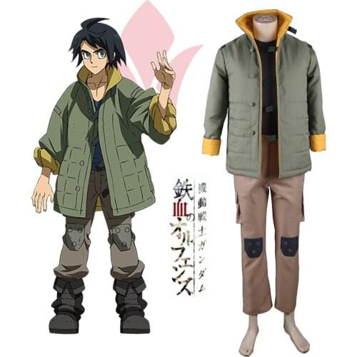 Mobile Suit Gundam: Iron-Blooded Orphans Mikazuki Augus Cosplay Costume