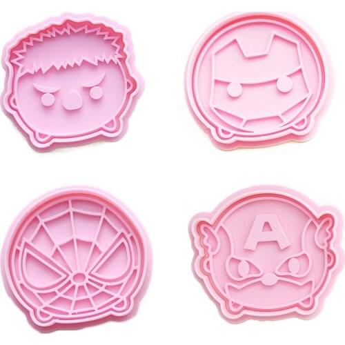 Disney Marvel Cookie Cutters Avengers Kitchen Supplies Spiderman iran man Cookie Kichen Accessories Baking Tools for Cakes