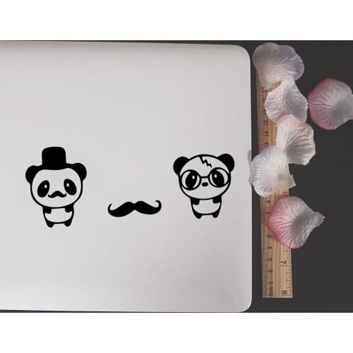 Laptop sticker cute Panda Sticker vinly decal For macbook air laptop skin notebook stickers decoration