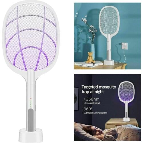 Bug Rechargeable Mosquito, Fly Swatter/Killer and Bug Racket - 3000 Volt USB