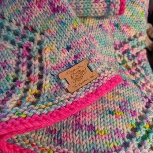 Personalised ADD YOUR NAME Leather labels,Labels for Handmade Products,leather tags for crochet,Knitting Labels