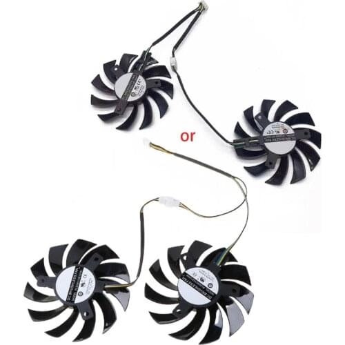 PLD08010S12HH 12V 0.35A 75mm 4Pin For MSI R6750 HD6750 DDR5.DX11 HD5750 Graphics Card Cooling Fan