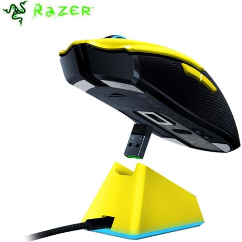 Razer Viper Ultimate Cyber-pun-k 2077 Edition Wired&Wireless Mouse HyperSpeed Technology 20000DPI FOCUS Sensor Charging Dock