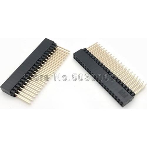 PC104 socket 2*20 2.54mm Lengthened Mother Seat Connector DIP 12.2mm industrial control motherboard interface