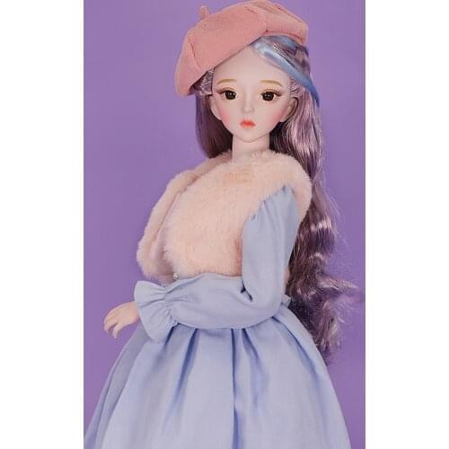 Dream Fairy 1/3 BJD Dolls 62cm Ball-jointed Dolls Plastic Body Princess Dress Makeup DIY Dolls Birthday Gifts for Girls