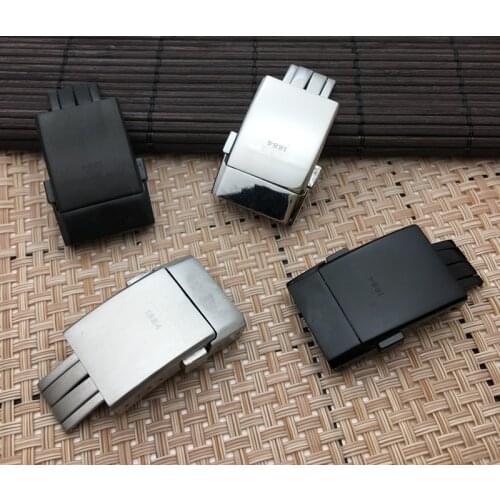 316L top Thick Stainess Steel Buckle for Breitling Watchband 20mm Polishing Double butterfly Click Clasp Watch strap tools black