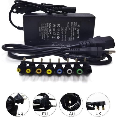 120W Universal Power Supply Charger for PC Laptop Notebook 4-5A DC12V/15v/16v/18v/19V/20V/24V Adjustable led Power Adapter