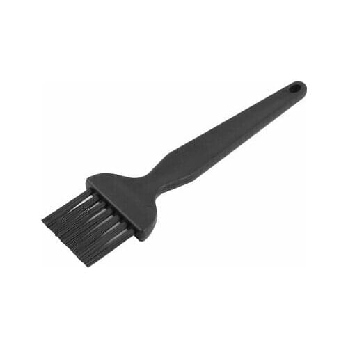Computer Vents Plastic Flat Handle Anti Static ESD Cleaning Dust Brush Black