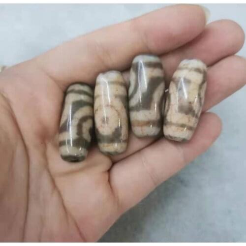 1pcs/lot natural bloody two-eyed agate dzi Rare precious accessories gem jewelry wholesale diy necklaces bracelets collection