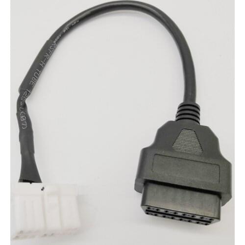 12 pin male female connector 2012-2015 Old Tesla model S OBD II diagnostic harness electronic cable of new energy vehicle