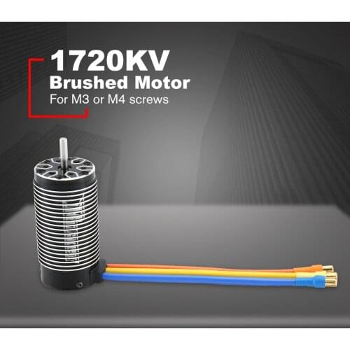 4082 KV1420 KV1550 KV1650 KV1720 Brushless Inner Rotor Motor 4 Pole w/o water cooling for 1/8 RC Drift Racing Model Car Parts