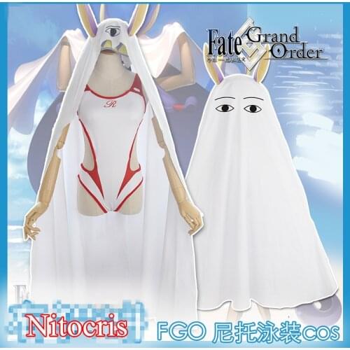 Anime! FGO Fate/Grand Order Nitocris Assassin Swimsuit Card Cosplay Costume Pool Party Swimwear For Women Free Shipping