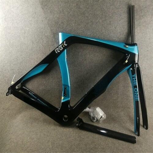 In stock Black Blue RB1K THE ONE Sale Road Carbon Bike Frame glossy XXS/XS/S/M/L/XL