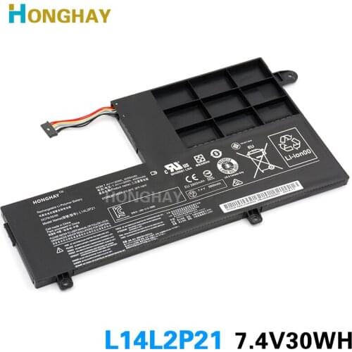 HONGHAY L14L2P21 Laptop Battery for LENOVO Yoga 500-14ISK S41-70 S41-75 S41-70AM-IFI S41-35 L14M2P21 2ICP6/54/90