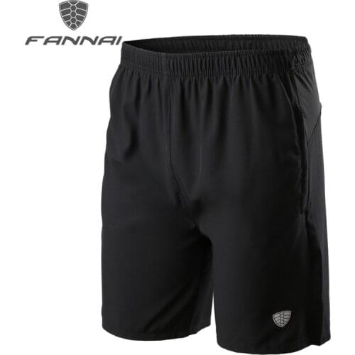 FANNAI Mens Safely Reflective Running Shorts Men Soccer Basketball Training Sport Short Male Dry Fit Gym Fitness Shorts AM326