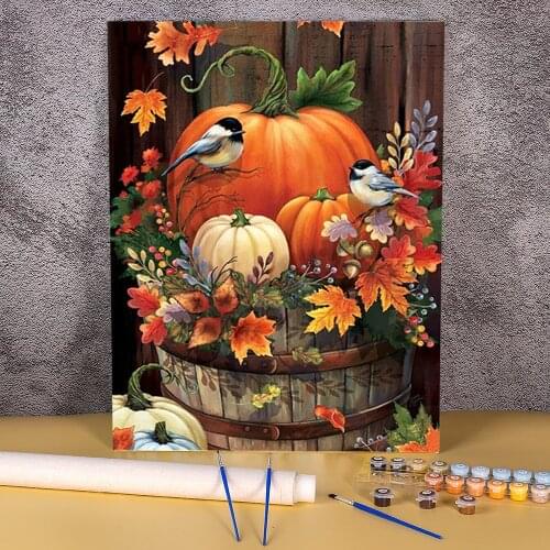 Animalbird Coloring By Numbers Painting Package Oil Paints 50*70 Canvas Pictures New Design Crafts For Adults For Wholesale
