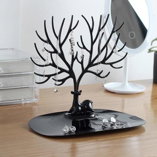 2021 New Fashion Simple Elegant Antler Tree Jewelry Hanging Organizer Rack Earrings Necklace Ring Display Stand