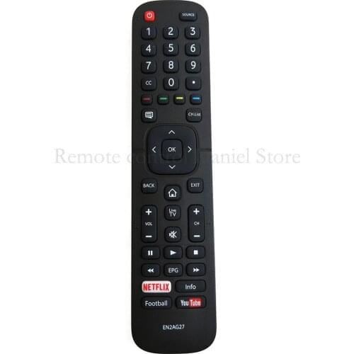 New Original EN2AG27 For HISENSE TV Remote Control With Netflix Youtube Football