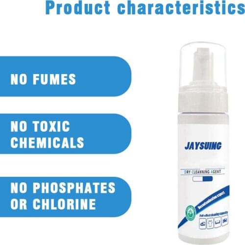 Waterless Clothing Cleansing No Rinse Cleansing Foam Car Interior Cleansing Spray Agent For Cleaning Helmet Down Jacket Clothes