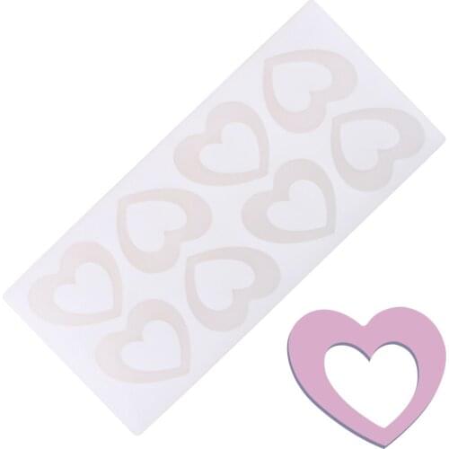8 Love Shape Silicone Mold Cake Decoration Gadgets Aroma Gypsum Mold Kitchen Dessert Baking Fondant Chocolate Gumpaste Mold