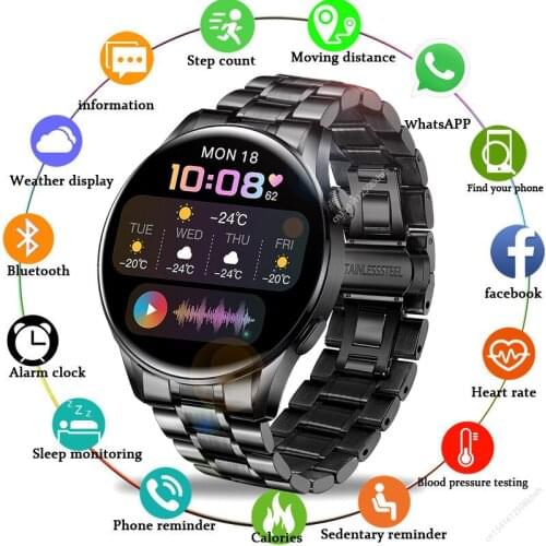 2021 New Fashion Men Smart Watch Bluetooth Call Watch IP67 Waterproof Sport Fitness Heart Rate Watch For Android IOS Smart Watch
