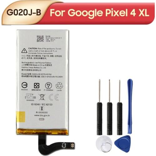 Original Replacement Battery G020J-B For Google Pixel 4 XL Pixel4 XL Phone Batteries 3700mAh