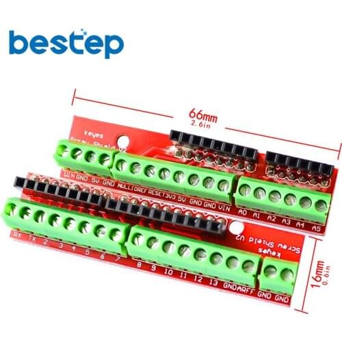 Screw Shield V2 Study Terminal Expansion Board (Double Support) for Arduino