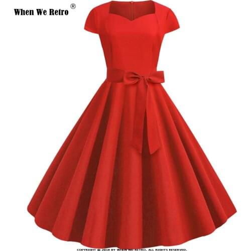 Однотонные летние платья When We Retro China At AliExpress