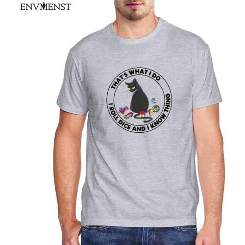 Funny Black Cat Mens Harajuku T Shirt Vintage Tops Thats What I Do Oversized Graphic Tees 100 Cotton Black T-Shirt Men Women