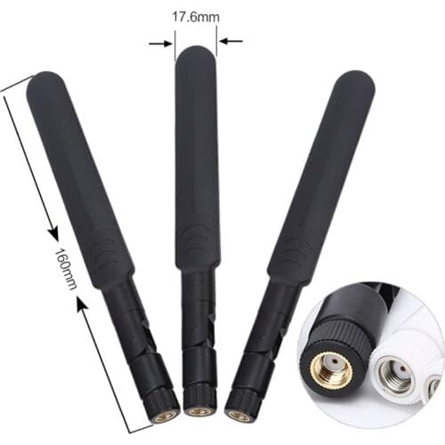8dBi 2.4GHz 5GHz 5.8GHz Dual Band Wireless WiFi Router Antenna Ship slurry flat antenna omnidirectional high gain SMA inner hole