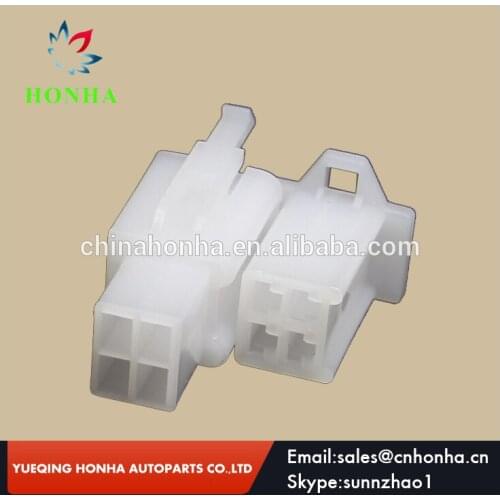 ABS Material 2.8mm 4 Way/pin automotive motorcycle electrical connectors Kits Male Female wire terminal plug for Motorbike Car