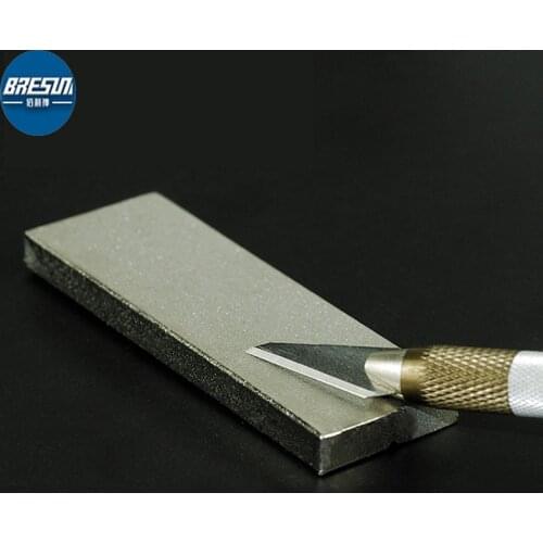 AMAOE M40 Diamond Whetstone For trimming Tweezers Sharpening Blades Double-Sided Two-eye Tweezers Repairer