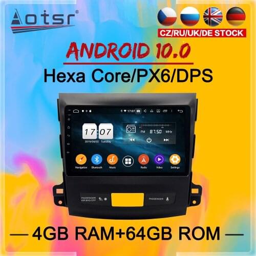 Android DSP Car Multimedia Player For Mitsubishi Outlander 2007 2008 2009 2011 2012 Navigation GPS Audio Radio Stereo Head Unit
