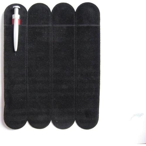 500 pieces velvet pen pouch velvet bag pen suede pen sleeve